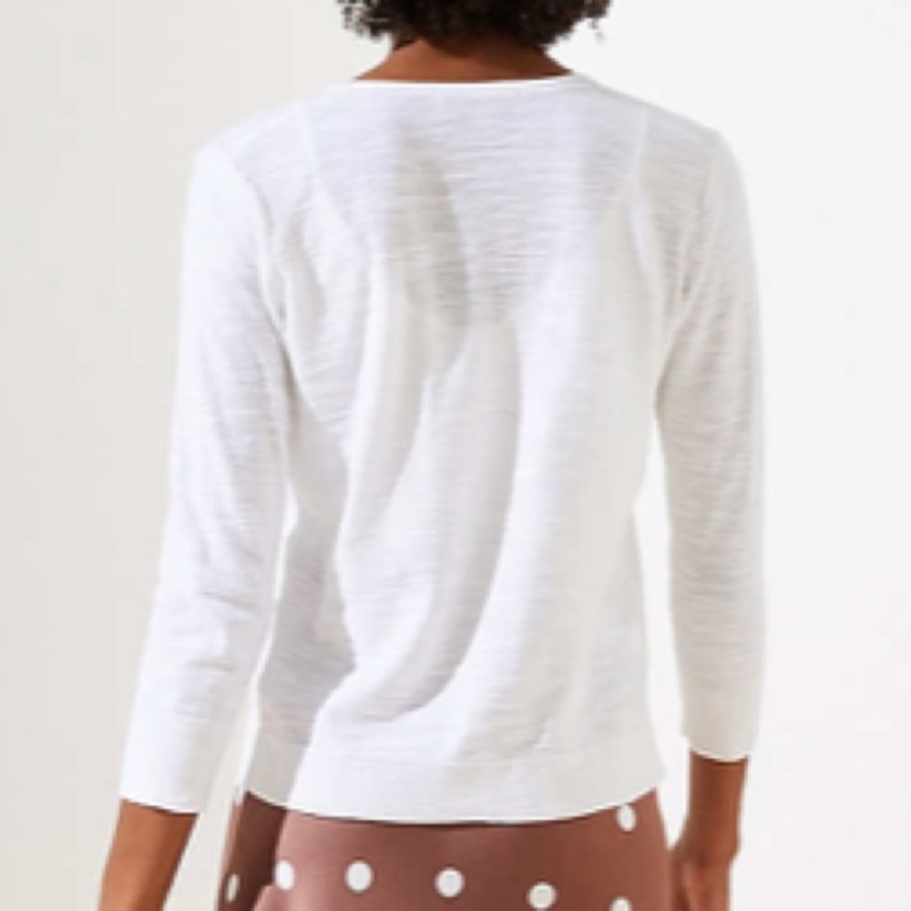 Loft 3/4 sleeve cardigan/black - Picture 3 of 4